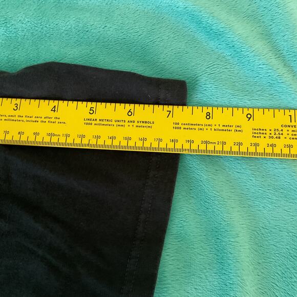 Reef Mens Basic Crew Neck Tee Shirt 100 Percent Cotton Black size Medium - Picture 9 of 9